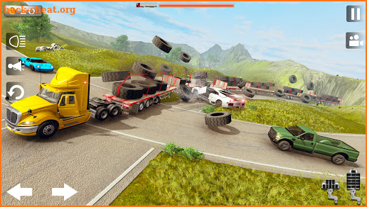 Giant Long Road Trains 2021:Beam Truck Crashes screenshot