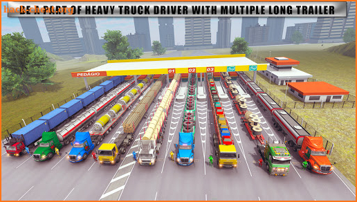 Giant Long Road Trains 2021:Beam Truck Crashes screenshot