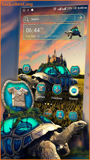 Giant Turtle Fantasy Launcher Theme screenshot