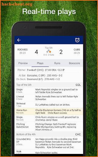 Giants Baseball: Live Scores, Stats, Plays & Games screenshot