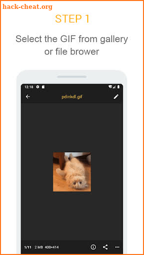 Gif mini: GIF Editor, Compress GIF, Crop GIF screenshot