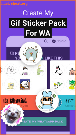 GIF Sticker Store for Whatsapp screenshot
