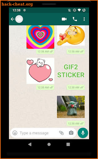 GIF2Sticker - Animated Sticker Maker for WhatsApp screenshot