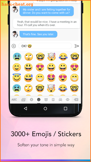 Gifo Keyboard - fast gif send for message screenshot