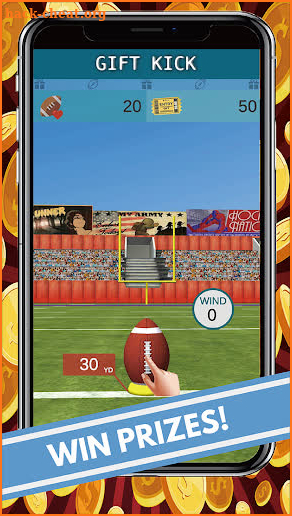 Gift Kick: football, field goal, free gifts screenshot