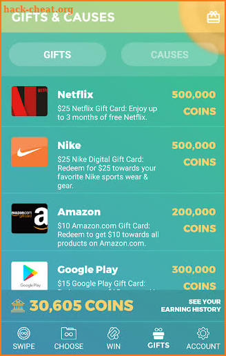 Giftloop Charge Screen - Play Games & Win Rewards screenshot