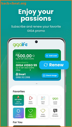 GigaLife screenshot