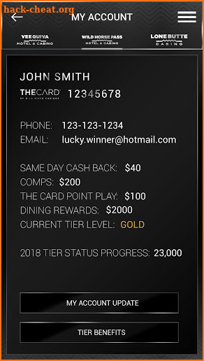 Gila River Casinos screenshot