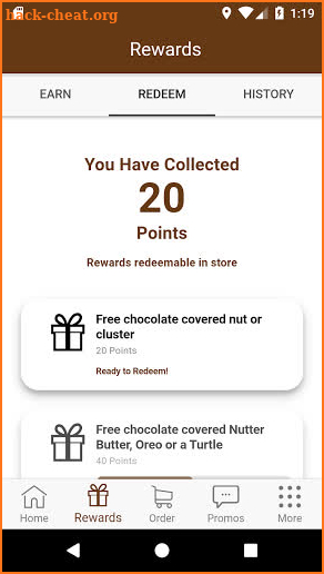Gilbert Chocolates App screenshot