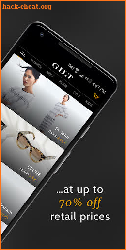 Gilt - Coveted Designer Brands screenshot