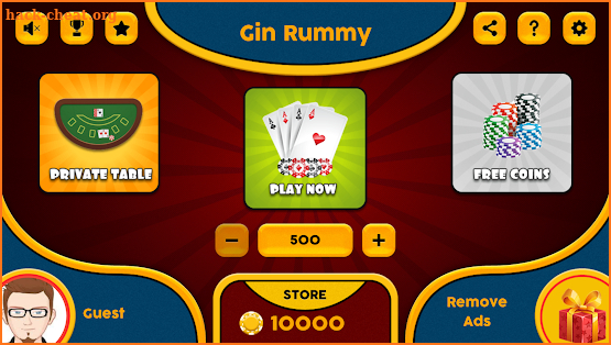 Gin Rummy - Offline screenshot