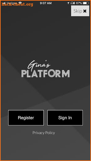Gina's Platform screenshot