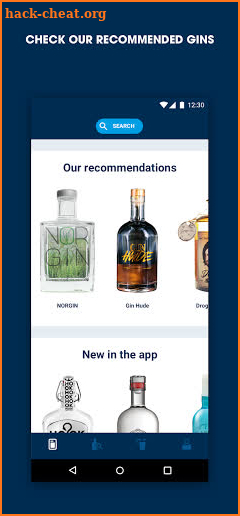 GINferno - the whole Gin and Tonic world in an app screenshot