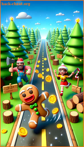 Gingerbread Man escape 3D screenshot