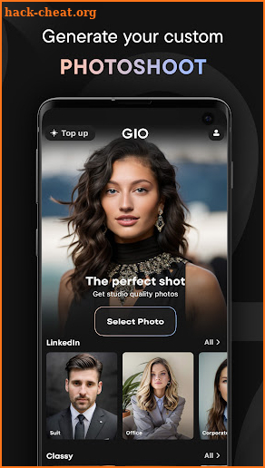 GIO: AI Portrait Photo Editor screenshot