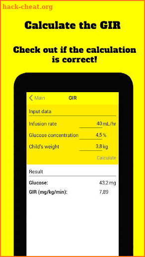 GIR Calculator screenshot