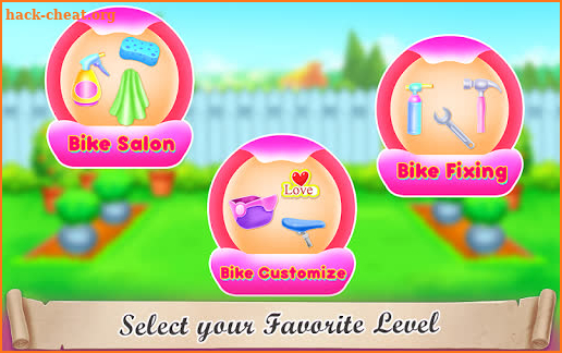 Girl Bike Fix and Washing Salon screenshot