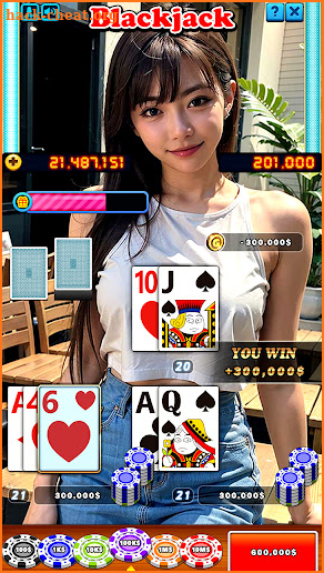 Girl casino slots screenshot