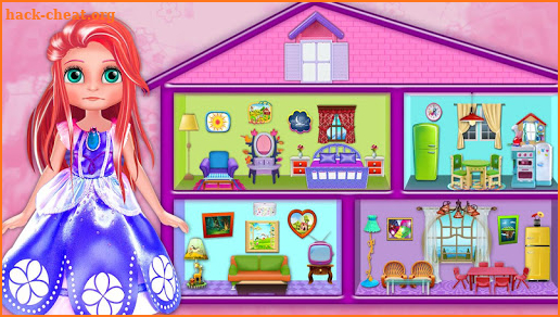 Girl Doll House Decorating Dream Home Games Kids screenshot