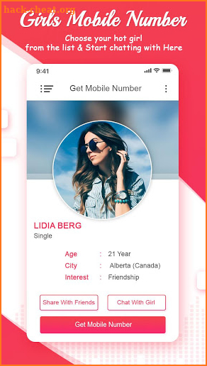 Girl Friend Search - Girls Mobile Number screenshot