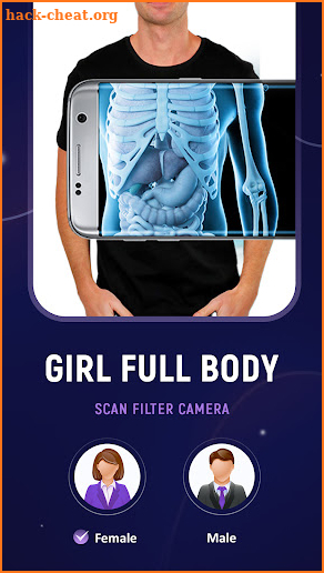 Girl Full Body Scanner Camera screenshot