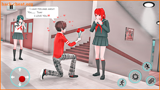 Girl Games 3D: Anime School Simulator Girl Games screenshot