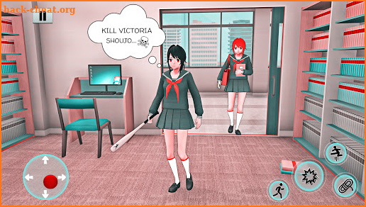 Girl Games 3D: Anime School Simulator Girl Games screenshot