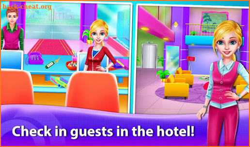 Girl Hotel Hostess Resort Paradise screenshot