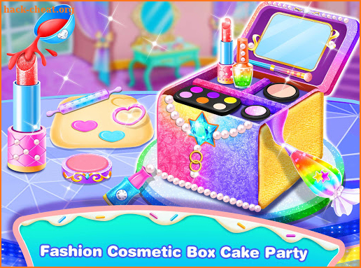 Girl Makeup Kit Comfy Cakes–Pretty Box Bakery Game screenshot