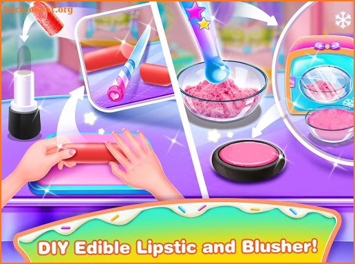 Girl Makeup Kit Comfy Cakes–Pretty Box Bakery Game screenshot
