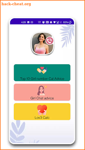 Girl Mobile Number Prank - Random Girls Chat prank screenshot
