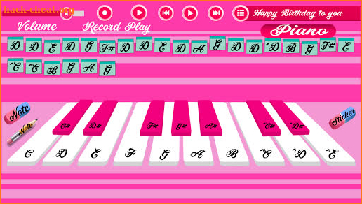 Girl Piano screenshot