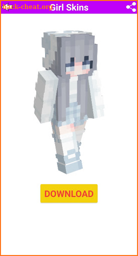 Girl Skins For Minecraft screenshot