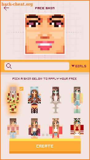 Girl skins for Minecraft ™ screenshot