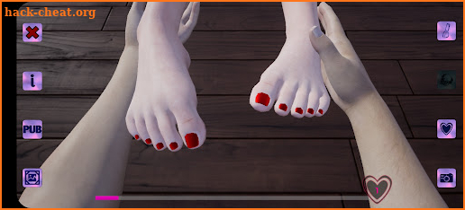 Girlfriend feet screenshot