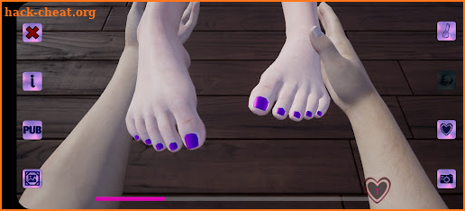 Girlfriend feet screenshot