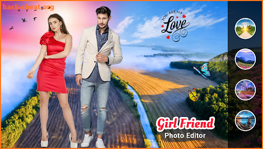 Girlfriend Photo Editor - Girlfriend Photo Frame screenshot