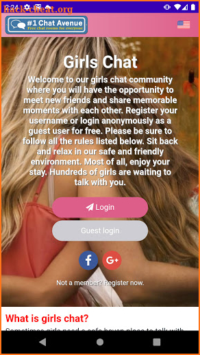 Girls Chat Rooms screenshot
