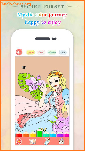 Girls Coloring Dreamland: Color & Draw screenshot