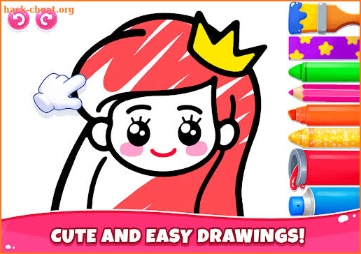 Girls Coloring Games for Kids screenshot