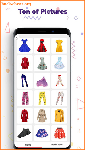 Girls Dresses Coloring: Color By Number For Adults screenshot
