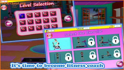 Girls Fitness Gym Workout Story screenshot