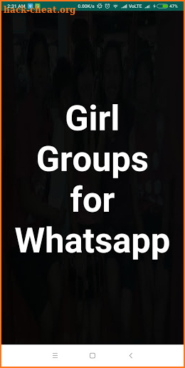 Girls Group for Whatsapp (Make Girlfriend) screenshot