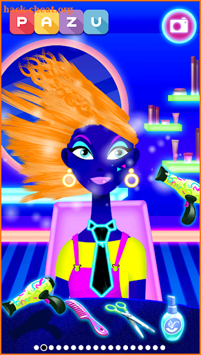 Girls Hair Salon Glow screenshot