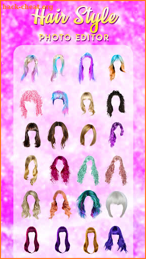 Girls Hair Salon – Hairstyle Changer Beauty Camera screenshot