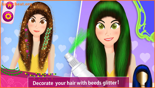 Girls Hair Salon:  Hairstyle Color Makeover Games screenshot