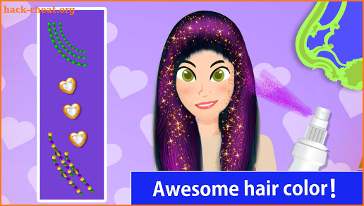 Girls Hair Salon:  Hairstyle Color Makeover Games screenshot