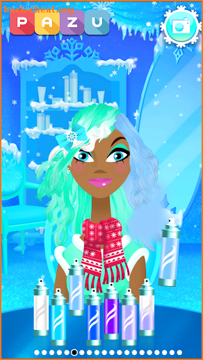 Girls Hair Salon Snow screenshot