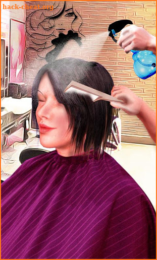 Girls Haircut, Hair Salon & Hairstyle Games 3D screenshot