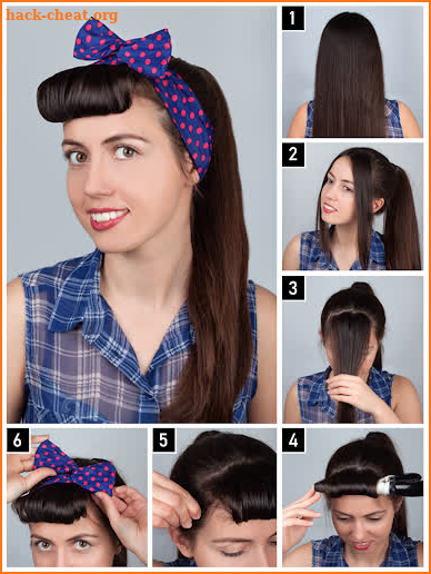 Girls Hairstyle Step By Step screenshot